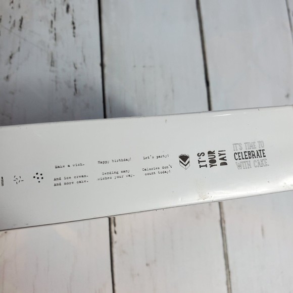 Stampin Up "PARTY WITH CAKE" Clear Mount Stamp Set & Party Pop-Up Thinlits Dies - Picture 6 of 6